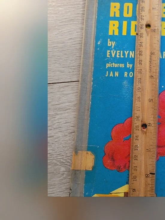 Vintage children's book: Rocket Rider, by Evelyn MacLaren (1954) Hard Cover Book - Picture 11 of 15